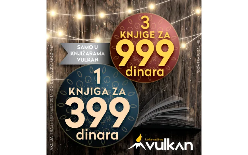 Novi naslovi na akciji 1 za 399 i 3 za 999