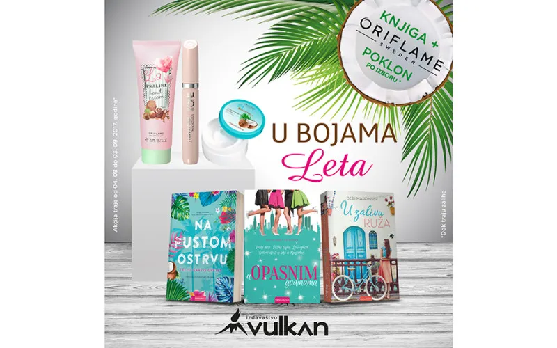 U BOJAMA LETA knjiga + Oriflame poklon 