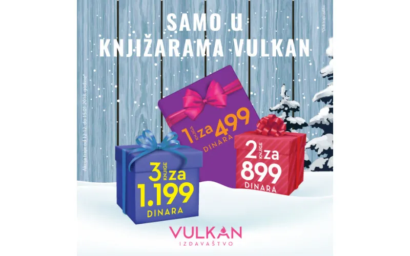 Novi naslovi na akciji 1 za 499, 2 za 899, 3 za 1199
