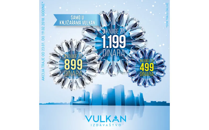 Novi naslovi na akciji 1 za 499, 2 za 899, 3 za 1199
