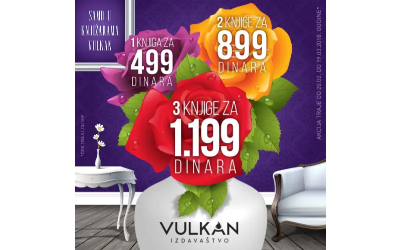 Novi naslovi na akciji 1 za 499, 2 za 899, 3 za 1199