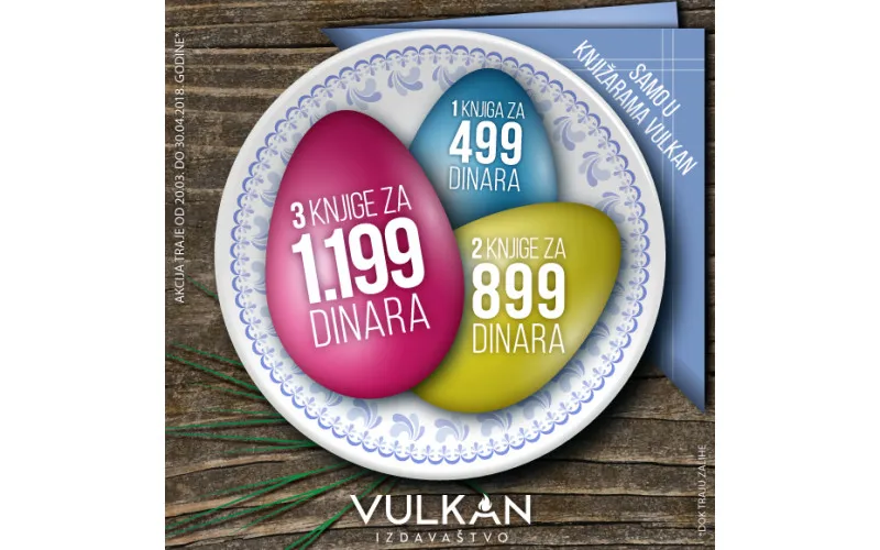 Krećemo sa novom akcijom 1 za 499, 2 za 899, 3 za 1199