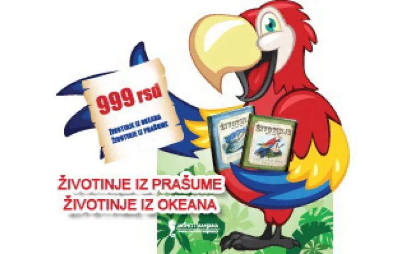 Životinje iz okeana i Životinje iz prašume za 999 dinara