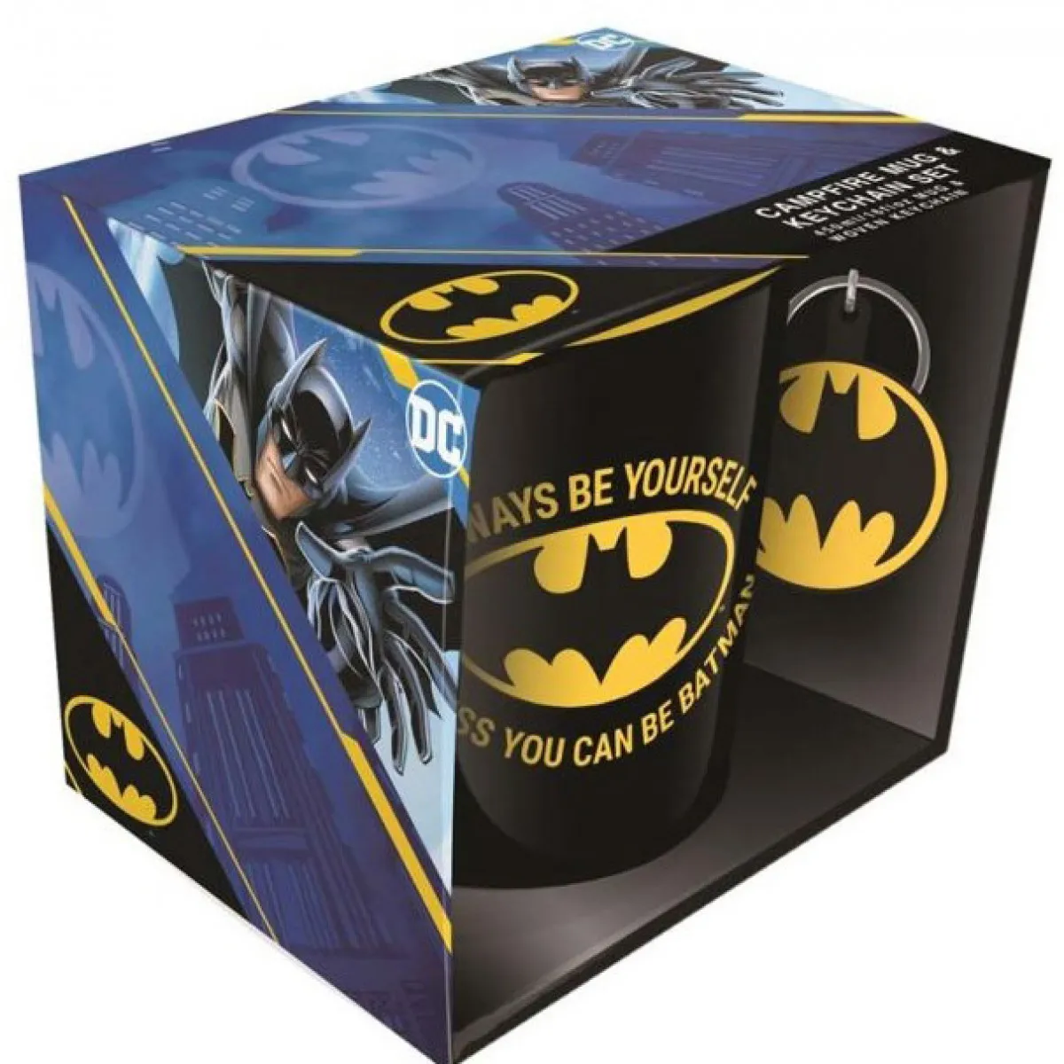Keramička šolja i privezak BATMAN (ALWAYS BE YOURSELF) - | Knjižare Vulkan