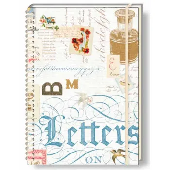 WIRE O BOUND NOTEBOOK LETTERS 
