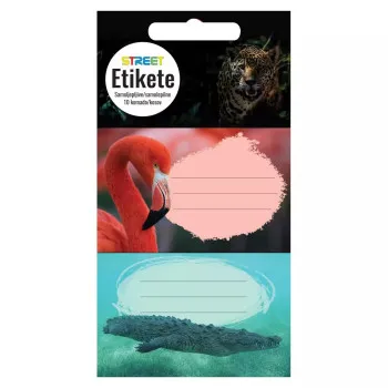 Nalepnice za sveske ANIMALS WILD 1/10