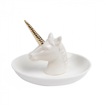 Stalak za Nakit RING HOLDER UNICORN XL WHITE CERAMIC 