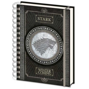 Notes sa spiralom A5 GAME OF THRONES Stark 