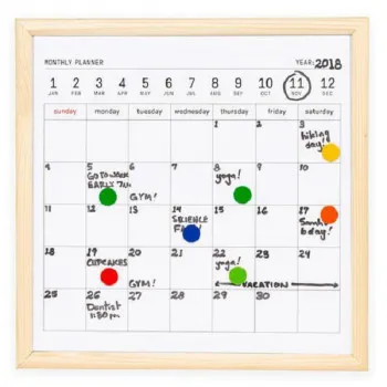 Kalendar-bela tabla 