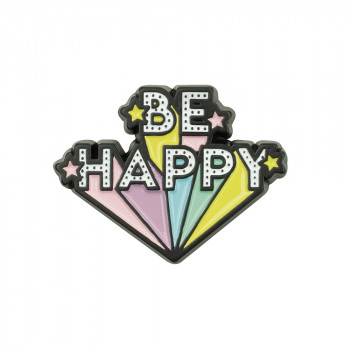 Set ENAMEL STICKERS BE HAPPY 