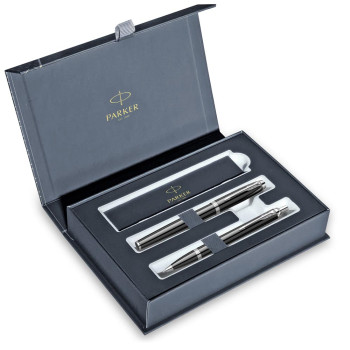 Poklon set PARKER ROYAL DUO IM Black CT (hemijska i roler) 