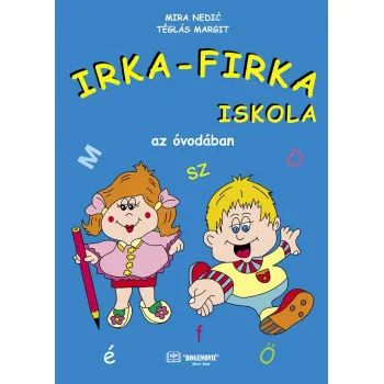 IRKA-FIRKA ISKOLA, radni list za grafomotoriku na mađarskom jeziku za predškolski uzrast 