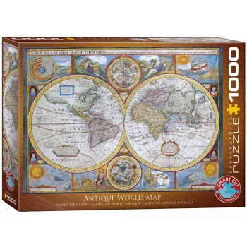 Puzzle ANTIQUE WORLD MAP 1000 kom 