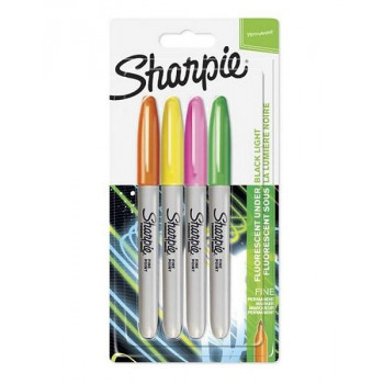 SHARPIE set markera UV Neon 4/1 