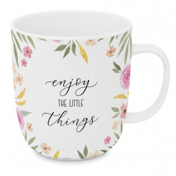 Porcelanska šolja ENJOY LITTLE THINGS 