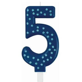 Rođendanska svećica BROJ 5 