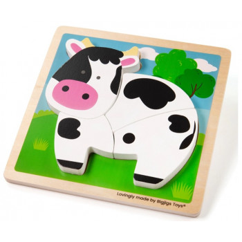 Drvena slagalica KRAVA 