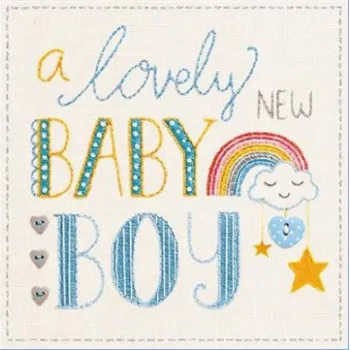 Čestitka za rođenje deteta - LOVELY NEW BABY BOY 