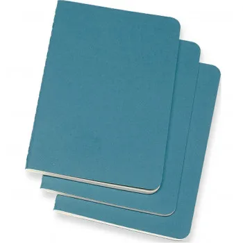 MOLESKINE set tri džepne beležnice BRISK BLUE 