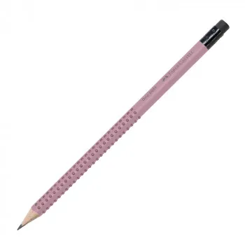 FABER CASTELL B grafitna olovka sa gumicom ROZE 