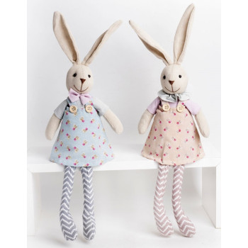 Uskršnja figura ZEČICA RETRO - 45cm / DVE VRSTE 