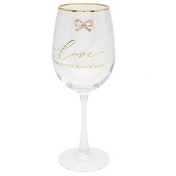 Čaša za vino LOVE YOU 