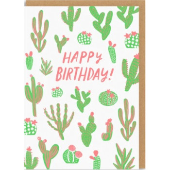 Rođendanska čestitka LUCKY CACTI 