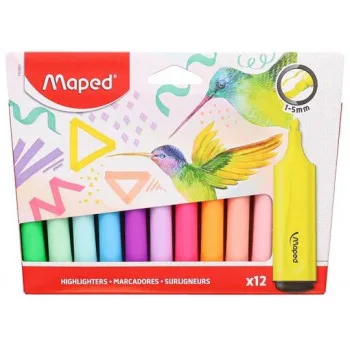MAPED TEXT MARKER FLUO PEP'S 1/12 SET 