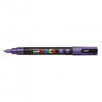 MARKER POSCA LJUBIČASTI SA ŠLJOKICAMA 