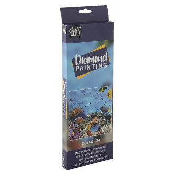 Slikanje cirkonima DIAMOND PAINTING 30x40 cm Podvodni svet 