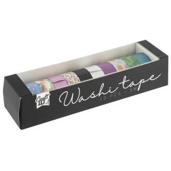 Washi ukrasne trake 10kom (1,5cmx3m) 
