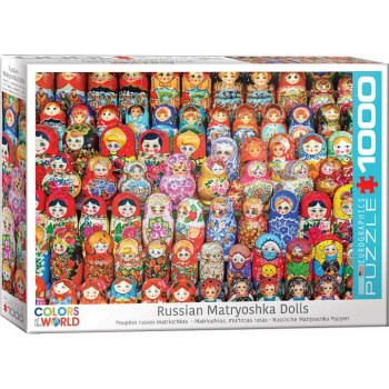 Puzzle 1000kom RUSSIAN MATRYOSHKA DOLLS 