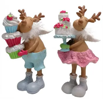 Novogodišnja figura SLATKI IRVAS / 2 VRSTE 