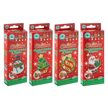 Kreativni set NOVOGODIŠNJI PRIVEZAK ZA KLJUČ - Slikanje cirkonima 