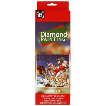 Slikanje cirkonima SAKNKE 30x40 cm DIAMOND PAINTING 