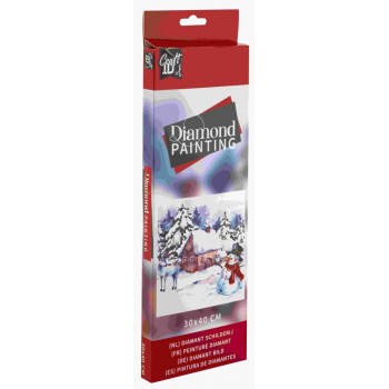 Slikanje cirkonima ZIMA 30x40 cm DIAMOND PAINTING 