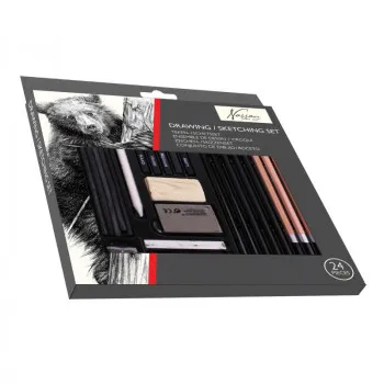 Set za crtanje u kutiji NASSAU 24 kom 