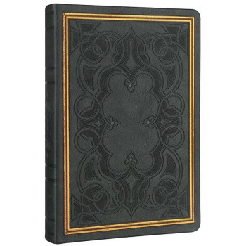 VICTORIA'S JOURNALS notes A5 na linije OLD BOOK - SIVI 