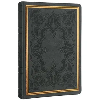 VICTORIA'S JOURNALS notes A5 na linije OLD BOOK - SIVI 