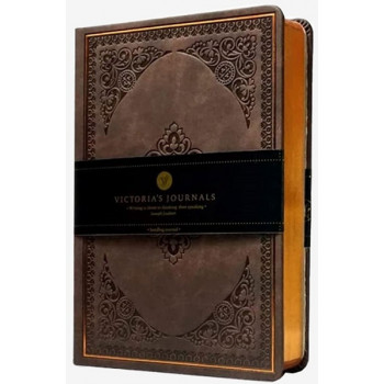 VICTORIA'S JOURNALS notes na linije VINTAGE 14x20cm 