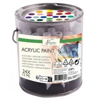 Akrilne boje 24 x 12 ml 