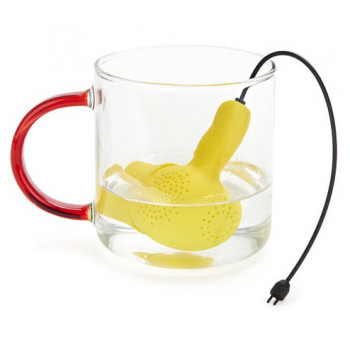 Silikonski infuzer za čaj ŽUTI FEN 