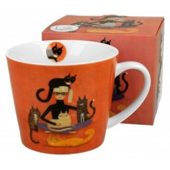 Velika šolja CAT'S WORLD - CINDY & KITTIES 610ml 