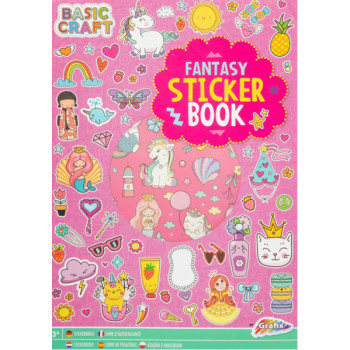 Kreativna knjiga sa stikerima A4 / TRI VRSTE 