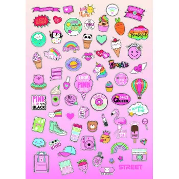 Sveska na kvadratiće A4 PATCH 54L (Više vrsta) 