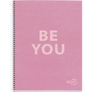 MIQUELRIUS sveska A4, TP kvadratići - ECO PINK