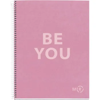 MIQUELRIUS sveska A4, TP kvadratići - ECO PINK 