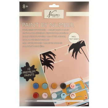 Oboj po bojama na kartonu 32c22cm GRAFIX Surf kombi 