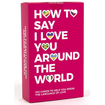 Društvena igra HOW TO SAY I LOVE YOU AROUND THE WORLD 