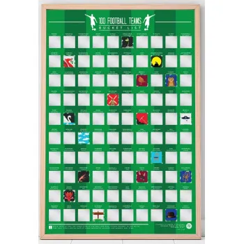 Greb-greb poster 100 FOOTBALL TEAMS 